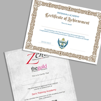  400gsm Uncoated Certificate