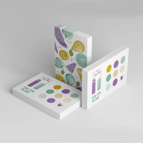  Loyalty Card White Uncoated350gsm2