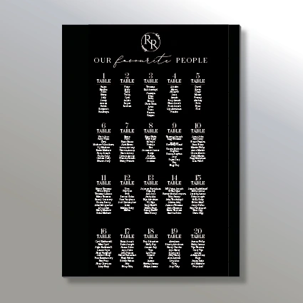 Foamex Guest Lists