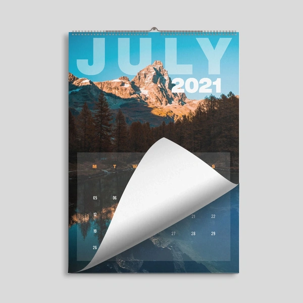  Wall Calendar - Short Edge Bound