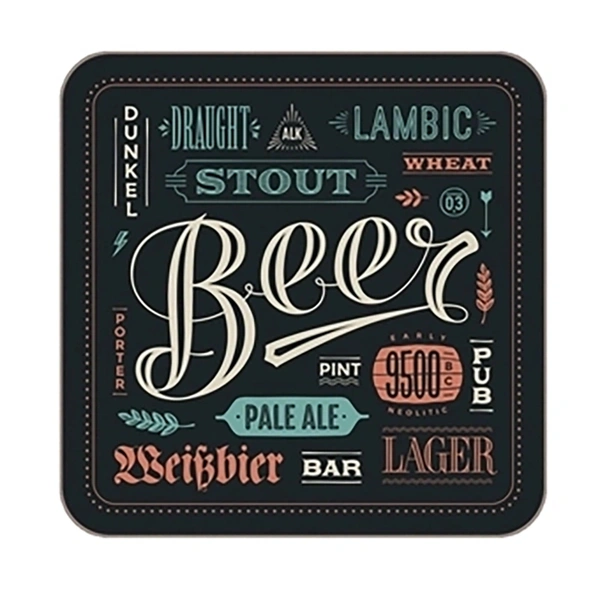  Hardboard Coaster