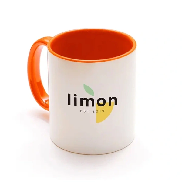  1 Orange Inner Handle Mug2