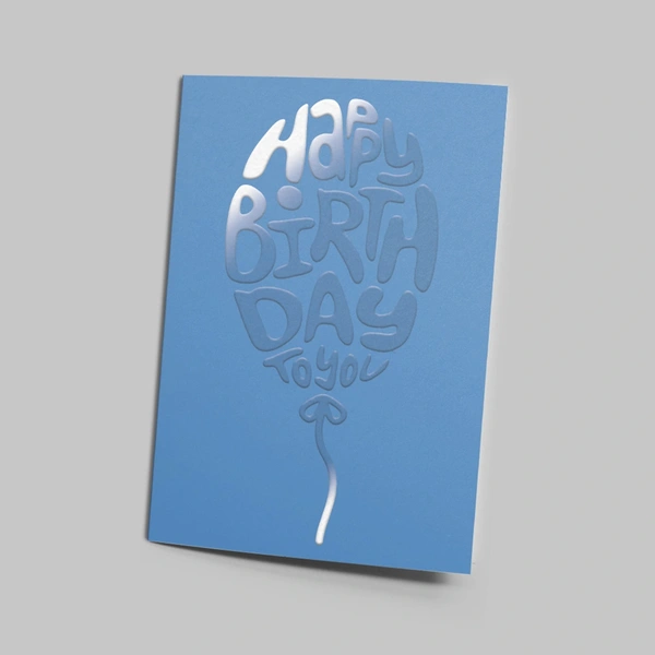 Spot UV Greetings Card - A5
