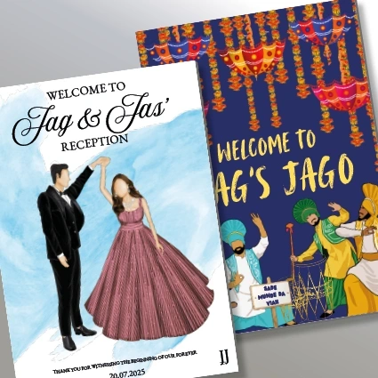 Foamex Wedding Signs