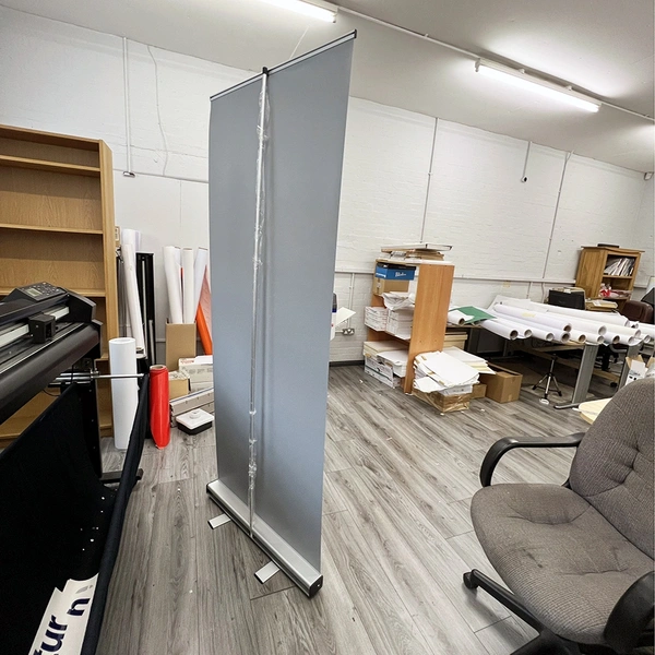 Roller Banner Grey Back