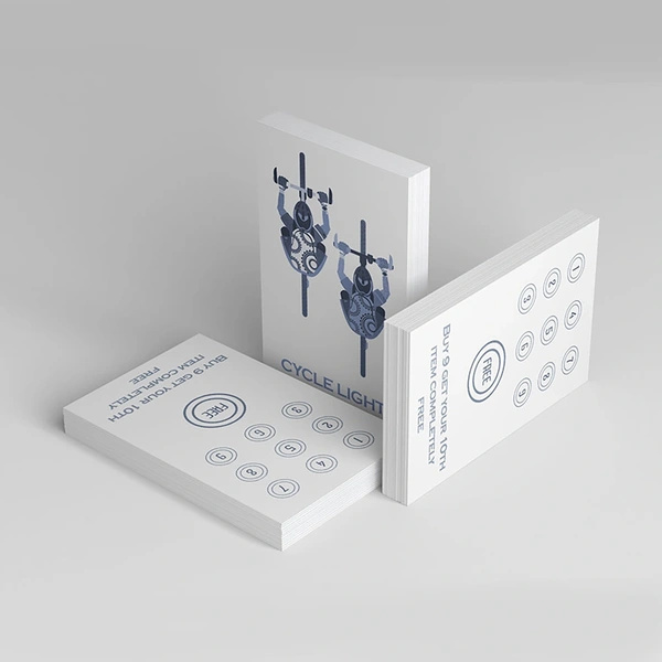  Loyalty Card White Uncoated350gsm