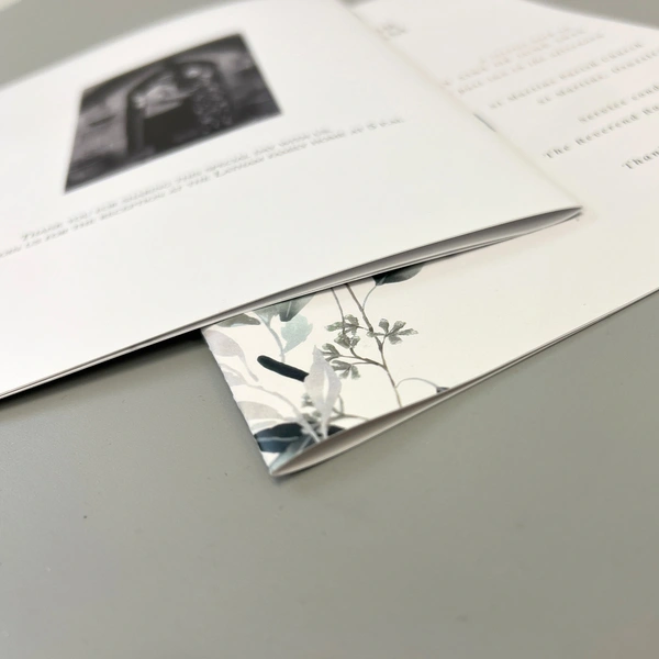 Order of Service Booklet