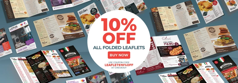 Birmingham based print company - sale - 10% off on leaflets
