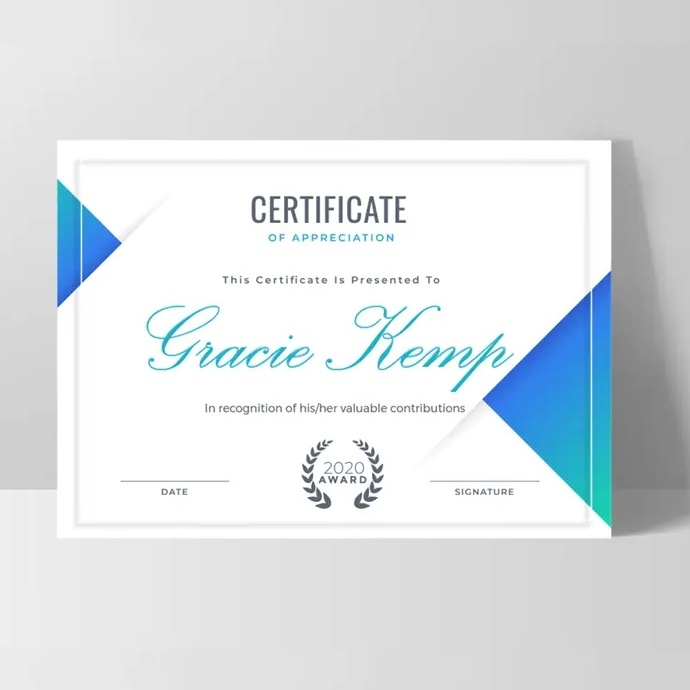  400gsm Uncoated Certificate2